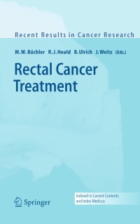 表紙画像: Rectal Cancer Treatment 1st edition 9783540233411