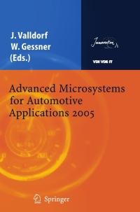Cover image: Advanced Microsystems for Automotive Applications 2005 1st edition 9783540244103