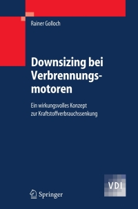 Cover image: Downsizing bei Verbrennungsmotoren 9783540238836