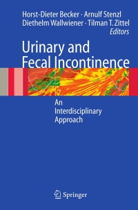 Imagen de portada: Urinary and Fecal Incontinence 1st edition 9783540222255