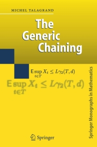 Cover image: The Generic Chaining 9783540245186