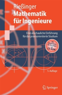 Cover image: Mathematik für Ingenieure 5th edition 9783540243113