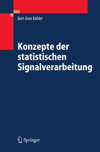 Immagine di copertina: Konzepte der statistischen Signalverarbeitung 9783540234913