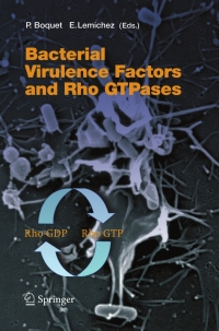 Imagen de portada: Bacterial Virulence Factors and Rho GTPases 1st edition 9783540238652