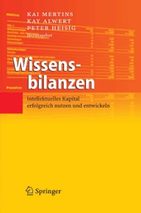 Cover image: Wissensbilanzen 9783540237198