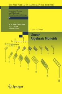 صورة الغلاف: Linear Algebraic Monoids 9783540242413