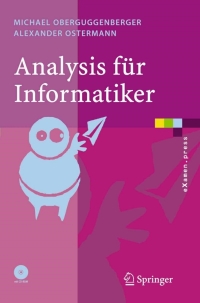 表紙画像: Analysis für Informatiker 9783540219910