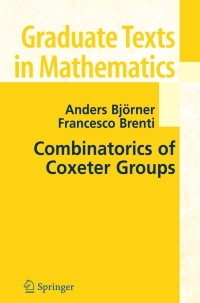 Immagine di copertina: Combinatorics of Coxeter Groups 9783540442387