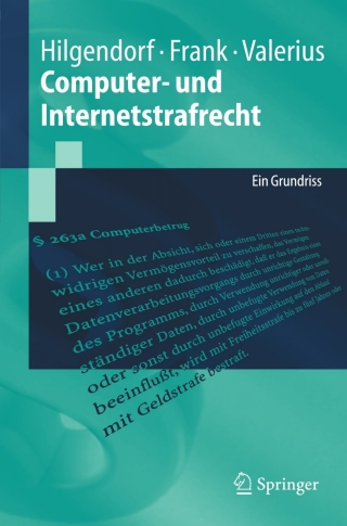Cover image: Computer- und Internetstrafrecht 9783540236788
