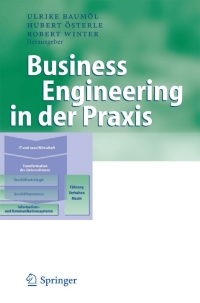 Cover image: Business Engineering in der Praxis 1st edition 9783540205173