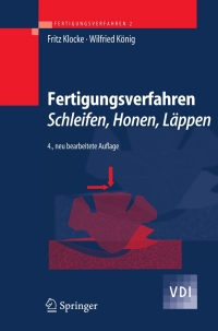 Cover image: Fertigungsverfahren 2 4th edition 9783540234968