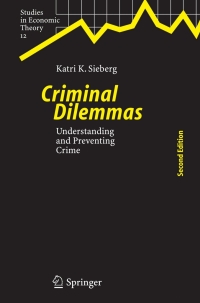 Cover image: Criminal Dilemmas 2nd edition 9783540240099