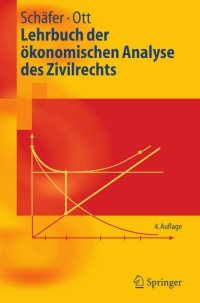 Cover image: Lehrbuch der ökonomischen Analyse des Zivilrechts 4th edition 9783540228059