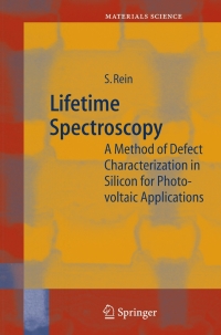 表紙画像: Lifetime Spectroscopy 9783540253037