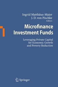 表紙画像: Microfinance Investment Funds 1st edition 9783540280705