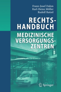 Cover image: Rechtshandbuch Medizinische Versorgungszentren 9783540220787