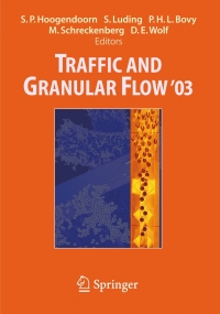 Immagine di copertina: Traffic and Granular Flow ' 03 9783540258148