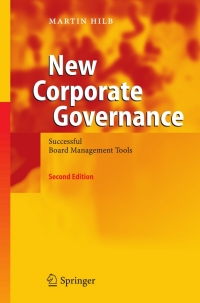 Cover image: New Corporate Governance 2nd edition 9783540281672
