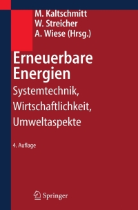 Imagen de portada: Erneuerbare Energien 4th edition 9783540282044