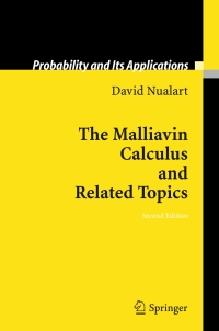 Omslagafbeelding: The Malliavin Calculus and Related Topics 2nd edition 9783540283287