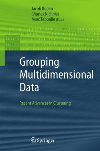 Imagen de portada: Grouping Multidimensional Data 1st edition 9783540283485
