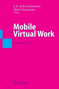 Cover image: Mobile Virtual Work 1st edition 9783540283645
