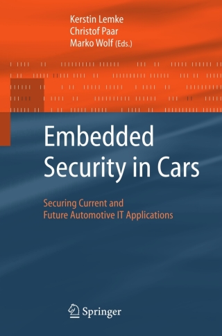 Cover image: Embedded Security in Cars 1st edition 9783540283843