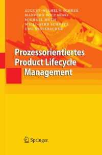 Cover image: Prozessorientiertes Product Lifecycle Management 9783540284024