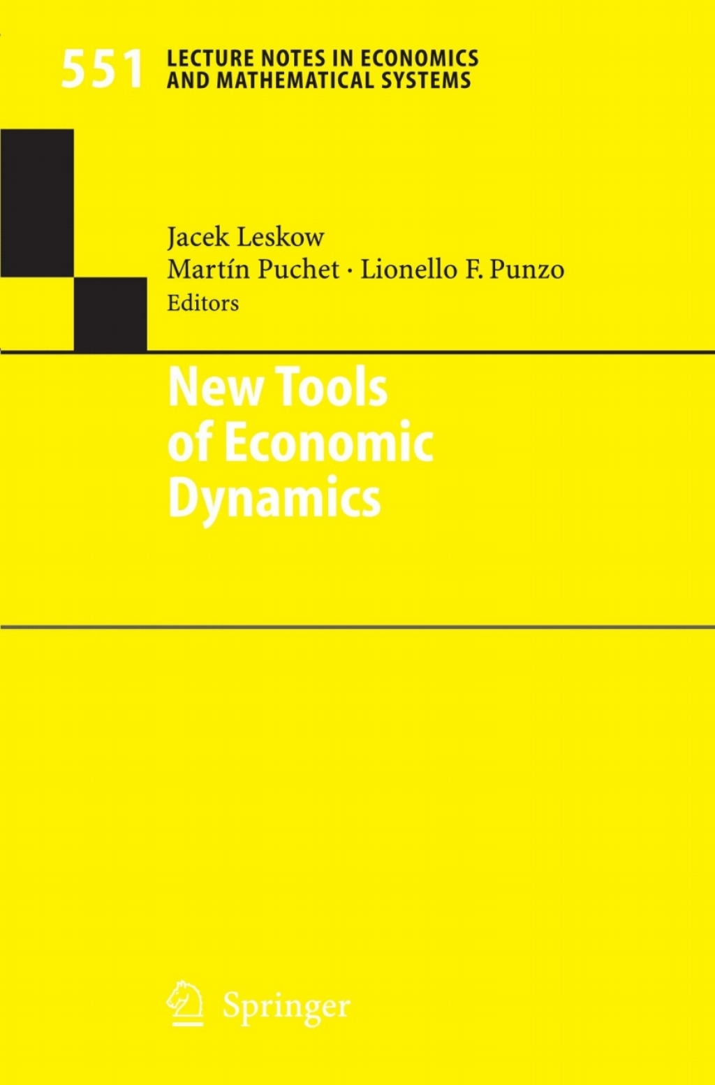New Tools of Economic Dynamics 1st Edition