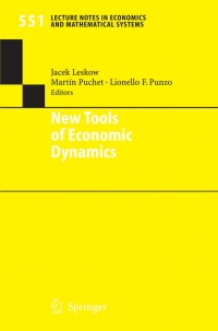 Cover image: New Tools of Economic Dynamics 1st edition 9783540242826