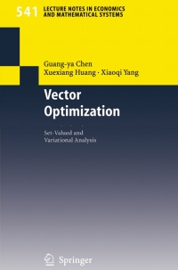 表紙画像: Vector Optimization 9783540212898