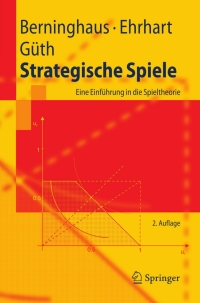Immagine di copertina: Strategische Spiele 2nd edition 9783540284147