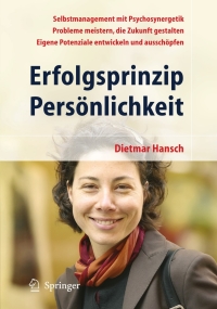 Imagen de portada: Erfolgsprinzip Persönlichkeit 9783540284659