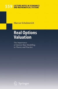 Imagen de portada: Real Options Valuation 9783540261919