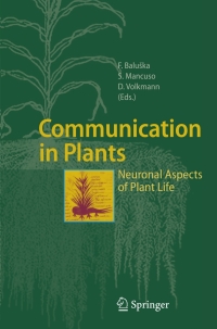 Cover image: Communication in Plants 1st edition 9783540284758