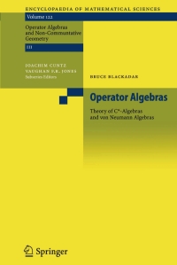 Cover image: Operator Algebras 9783642066733
