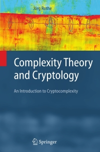 Omslagafbeelding: Complexity Theory and Cryptology 9783540221470