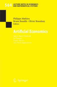 Titelbild: Artificial Economics 1st edition 9783540285786
