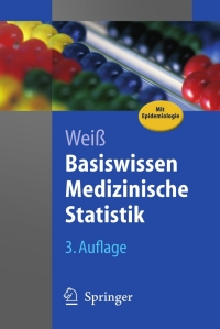 表紙画像: Basiswissen Medizinische Statistik 3rd edition 9783540240723