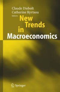 Cover image: New Trends in Macroeconomics 1st edition 9783540214489
