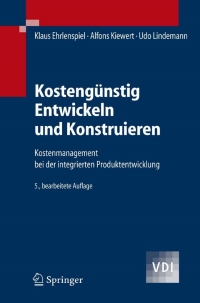 Imagen de portada: Kostengünstig Entwickeln und Konstruieren 5th edition 9783540251651
