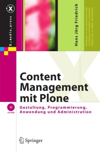 Cover image: Content Management mit Plone 9783540287636