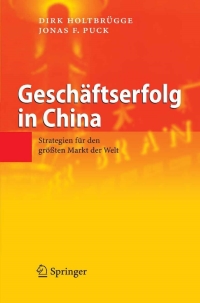 Imagen de portada: Geschäftserfolg in China 9783540254065