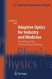 Cover image: Adaptive Optics for Industry and Medicine 1st edition 9783540239789