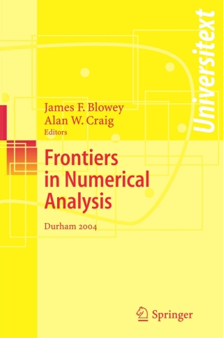 Imagen de portada: Frontiers of Numerical Analysis 9783540239215