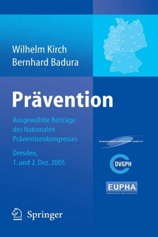 Imagen de portada: Prävention 1st edition 9783540289531