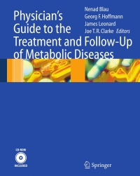 Cover image: Physician's Guide to the Treatment and Follow-Up of Metabolic Diseases 1st edition 9783540229544