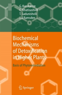 Cover image: Biochemical Mechanisms of Detoxification in Higher Plants 9783540289968