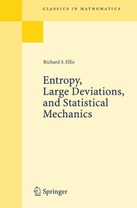 Immagine di copertina: Entropy, Large Deviations, and Statistical Mechanics 9783540290599