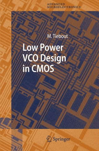 Cover image: Low Power VCO Design in CMOS 9783540243243